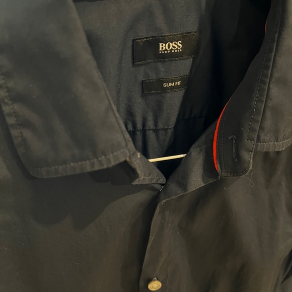 Hugo Boss Men’s Dress Shirt in Navy. Size S. - Picture 4 of 4